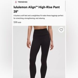 Lululemon Align Leggings
